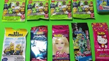 NEW 10 Mystery Blind Bags Barbie Lego Minifigures, Minions, Shopkins and More! Miniature M