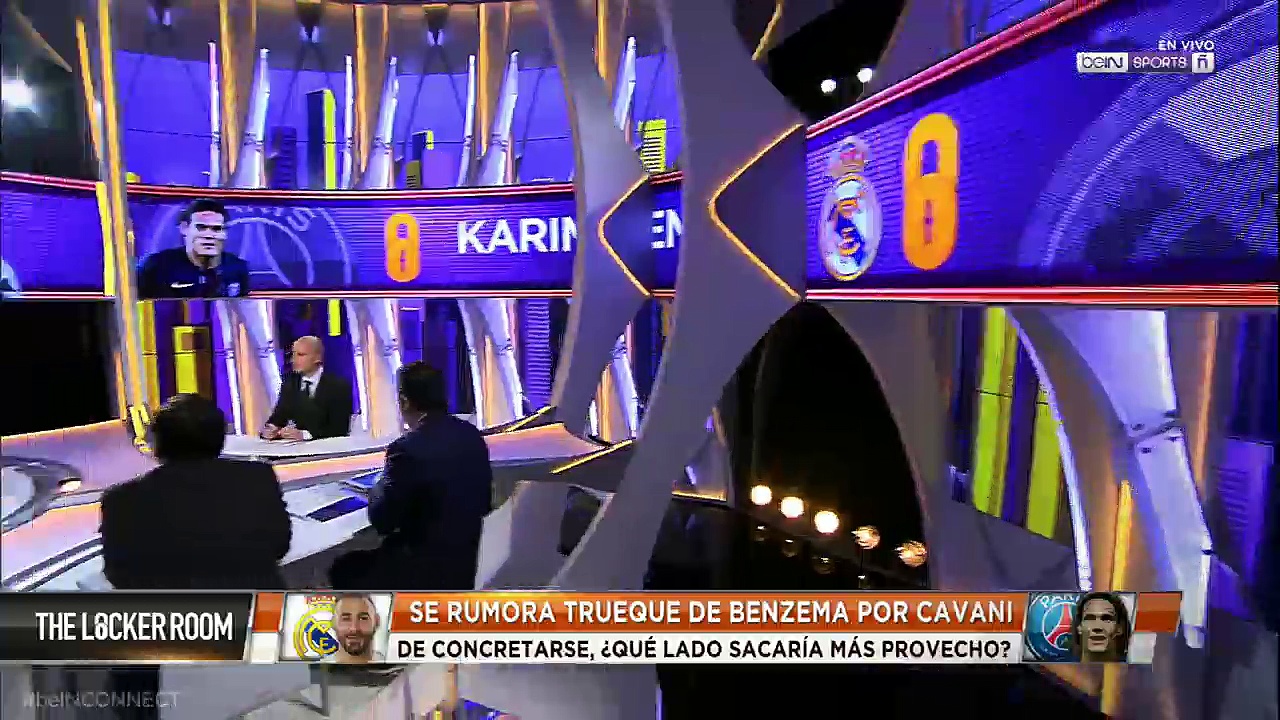 El rumorado trueque entre Benzema y Cavani