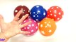 5 Wet Colors STAR Balloons - Learn Colours Water Balloon Finger Family Nursery Rhymes Comp