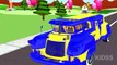 Wheels On The Bus Go Round And Round - 3D Animation Kids Songs | Nursery Rhymes for Child