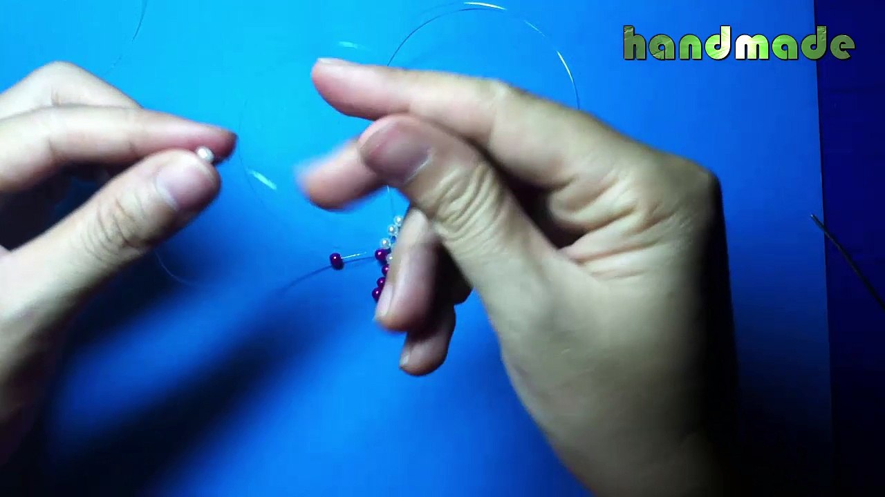 Hướng dẫn kết chữ N bằng hạt cườm