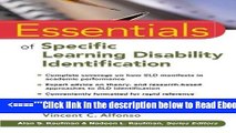Read Essentials of Specific Learning Disability Identification Popular Book