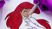 La Sirenita Ariel Para Colorear! Divertida Actividad de pintar para Niños Niños Niños de 2