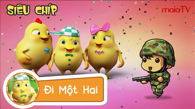 ✔ Ban Nhạc Gà Con | ĐI MỘT HAI - Nhạc thiếu nhi vui nhộn | Chicken Band | Siêu Chip