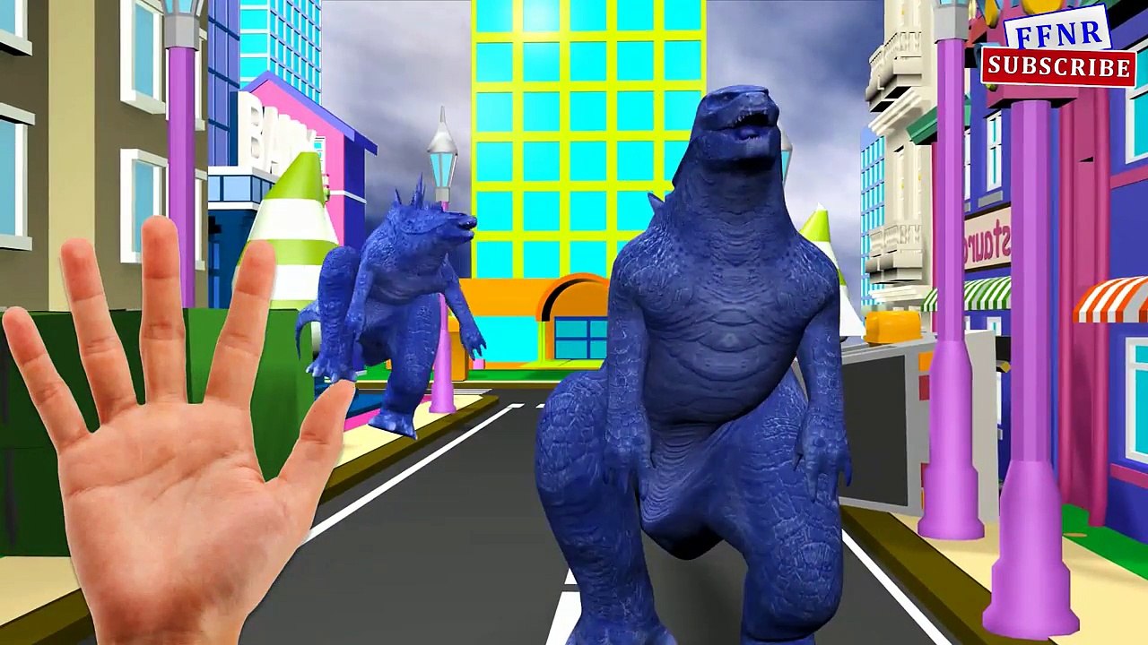 Los Dinosaurios Vs Gorila Vs Godzilla Dedo De La Familia De Las Canciones De Cuna A Los Niños Canciones | Dinosaurios Corto