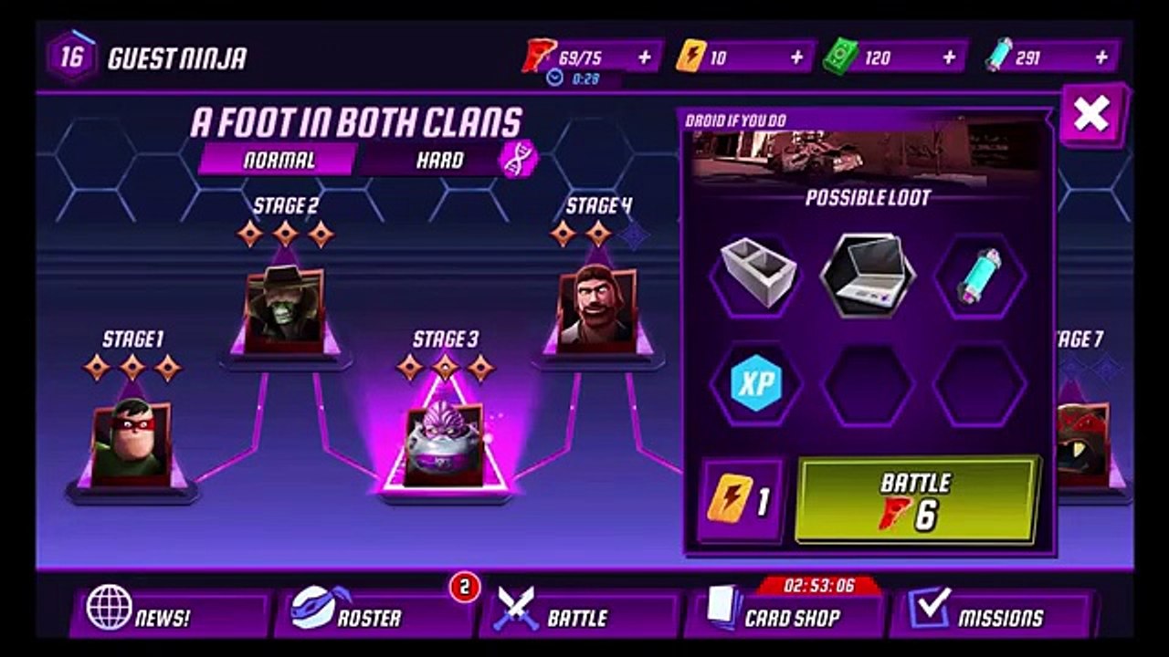 Teenage Mutant Ninja Turtles: Legends - All Boss Fight