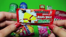 Angry Birds a lot of Candy MENTOS My Little Pony Kinder Ovo Gigante Abertura de 30 ovos su