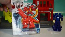 Play Doh Rescue Bots Heatwave Transformers Dino to Robot Play Doh Dolphin Rescue Toy Revie
