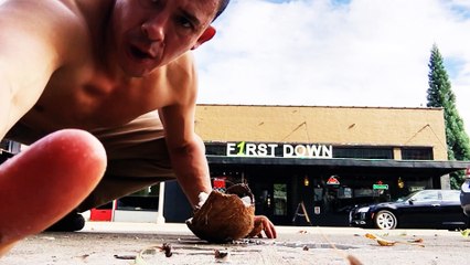 Goju Ryu Hand Conditioning on Coconuts Plus Some Seattle Art