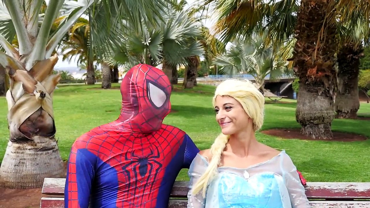 Frozen Elsa FACE SWAP! w/ Spiderman Pink Spidergirl Joker Superman Anna Ariel ! Funny Supe