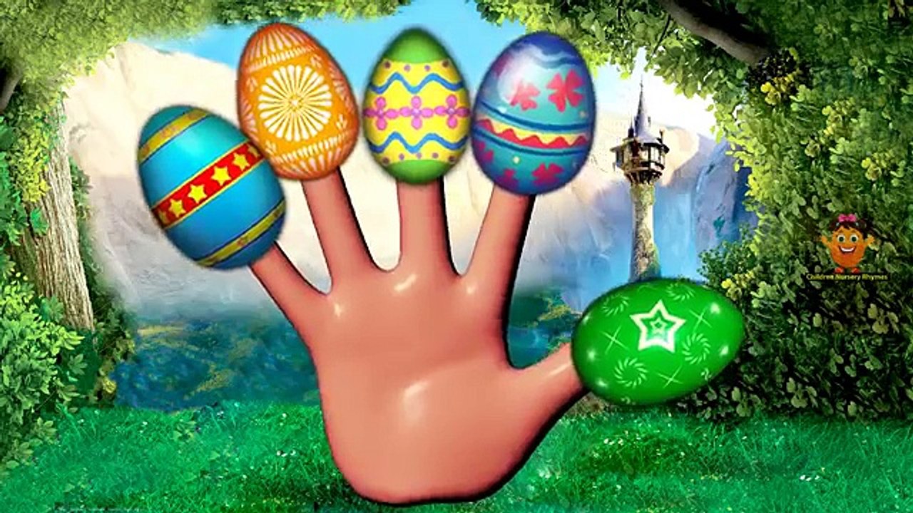 The Finger Family Easter Egg Cake Pops Family Nursery Rhyme | Easter Finger Family Songs