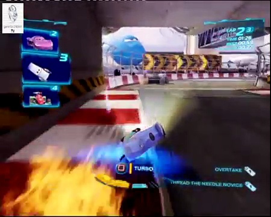 Cars 2 Game - Francesco Bernoulli - Terminal Sprint - Disney Car Games - Eng