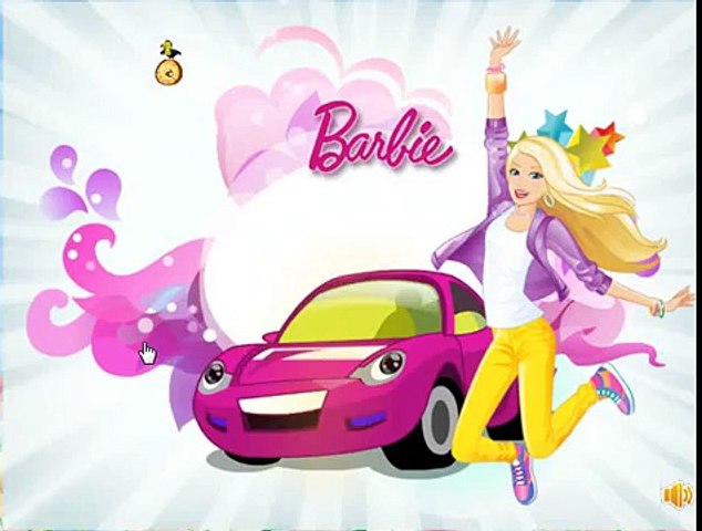 barbie cartoon car