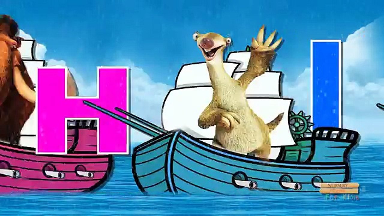 ABC Songs For Children Ice Age Cartoon | ABC Alphabets Song For Kids Nursery Rhymes