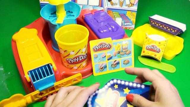 Play-Doh Poppin Movie Snacks Popcorn Play Doh Movie Treats Popsicle Hot Dog Fries Ice Cre