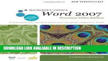 PDF [FREE] DOWNLOAD New Perspectives on Microsoft Office Word 2007, Comprehensive, Premium Video