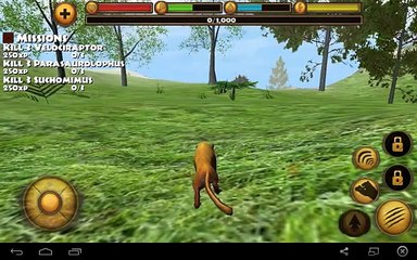 Sabertooth Tiger Simulator for Android GamePlay