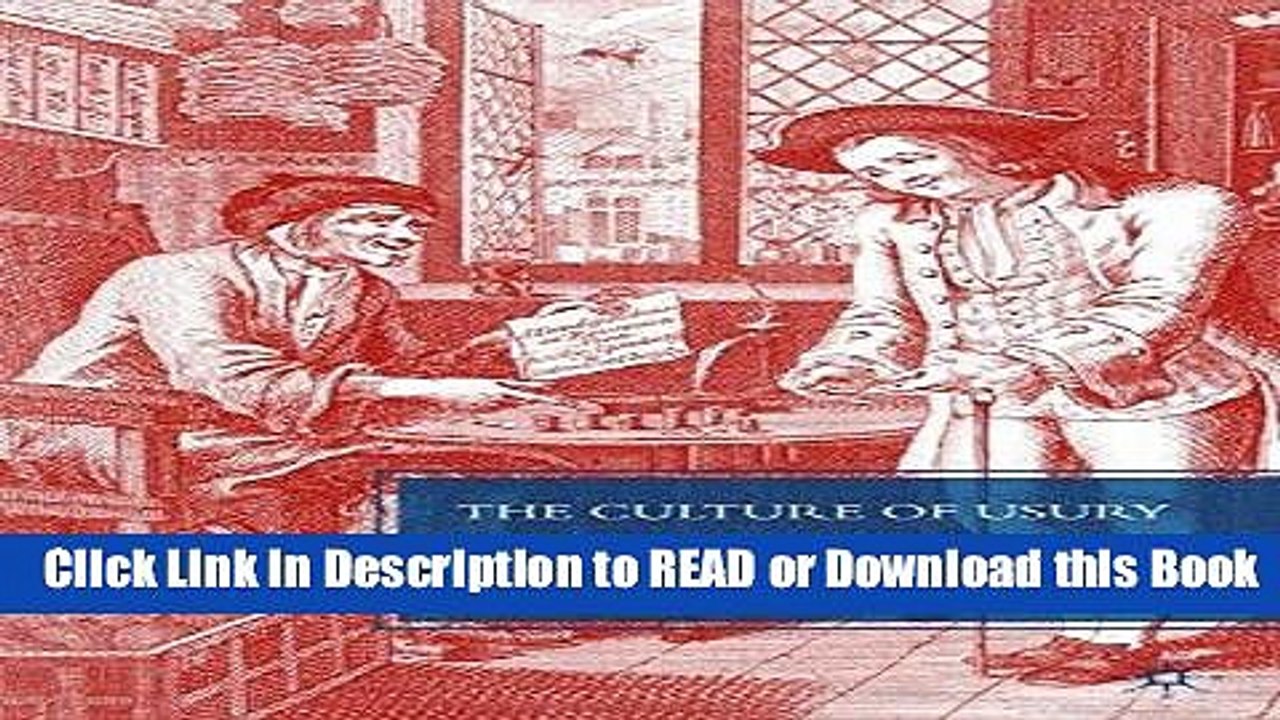 PDF Online The Culture of Usury in Renaissance England Audiobook Free