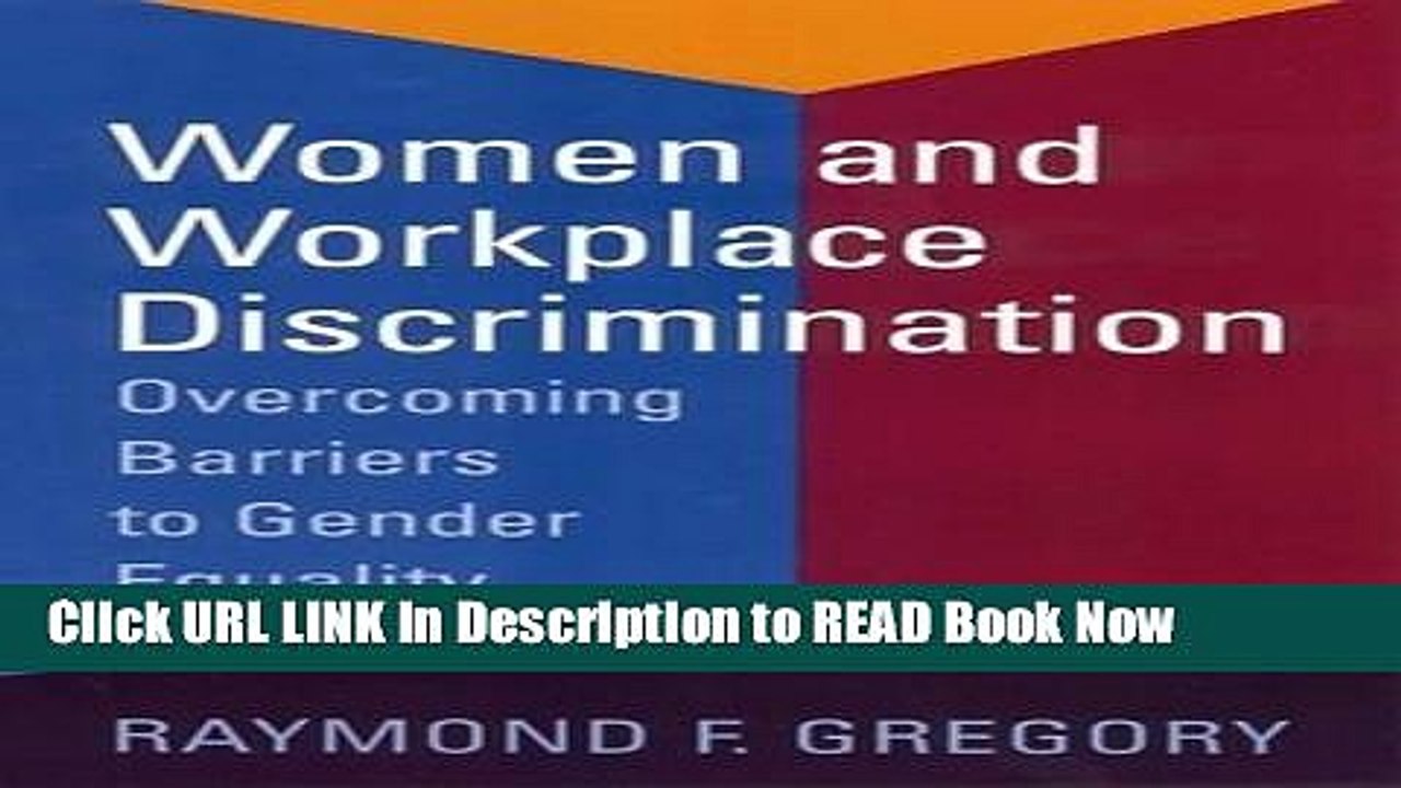 Best PDF Women and Workplace Discrimination: Overcoming Barriers to Gender Equality Audiobook Free