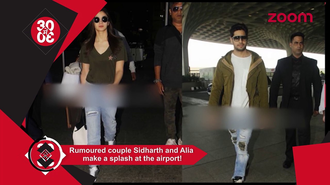 Rumoured Couple Sid-Alia Spotted At The Airport,Kangana Reacts To Taimur Controversy