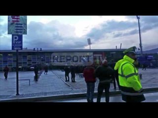 Report TV -  Gatishmëria për ndeshjen në Elbasan