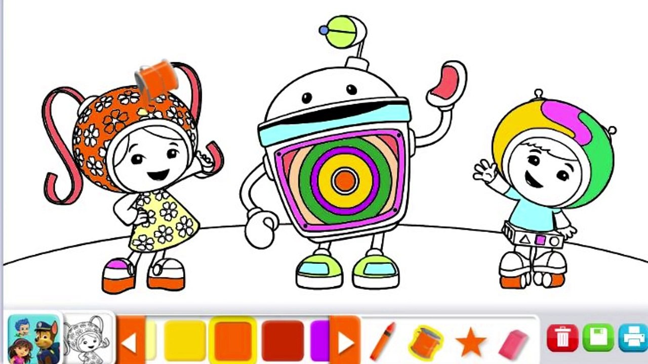 Christmas Coloring Book - NEW Nick Jr FULL GAME HD Episode