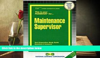 PDF [Download]  Maintenance Supervisor(Passbooks) (Career Examination Passbooks)  For Online