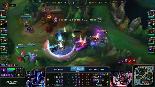 G2 Esports vs Flash Wolves Highlights - IEM Katowice 2017 Day 1 - G2 vs FW Highlights Day 1-Z8oJ73s8a-8