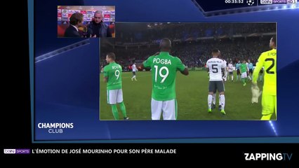 José Mourinho très ému d'être à Saint-Etienne pour son père malade (Vidéo)