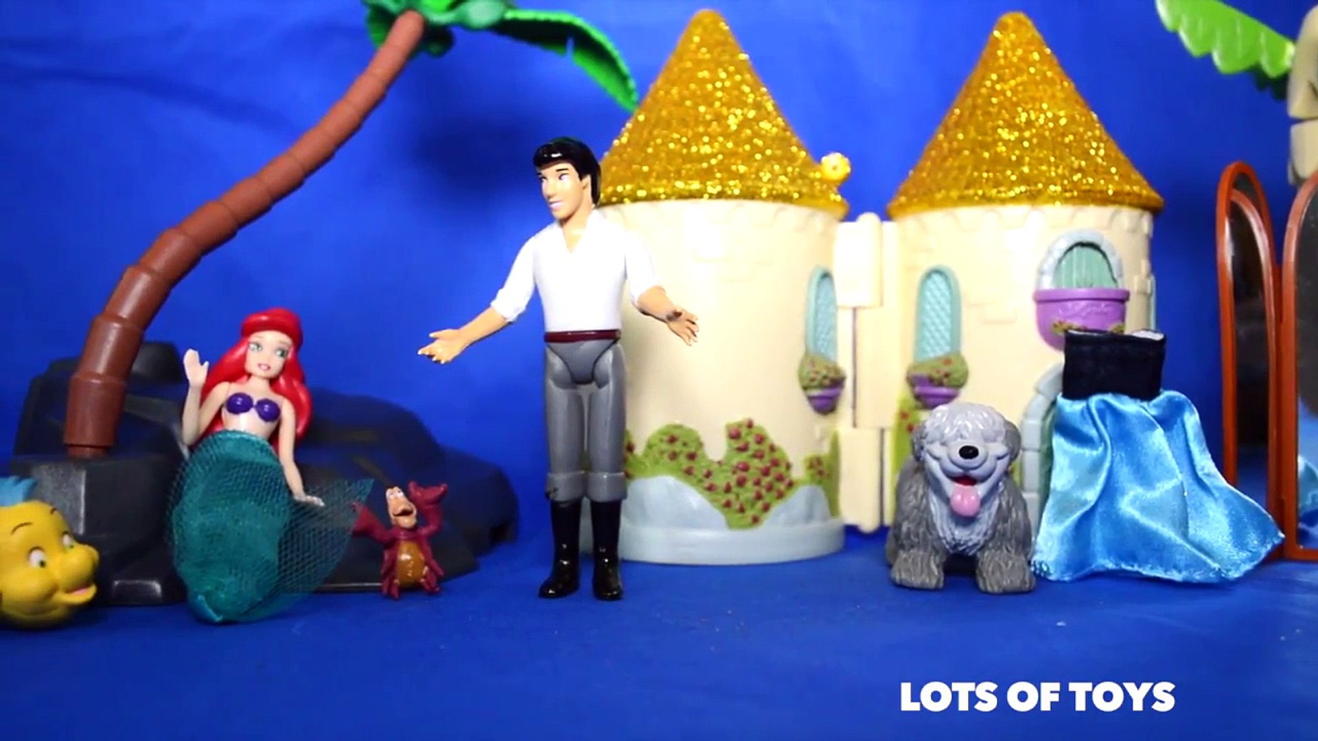 La Sirenita Ariel Juguete Castillo Submarino Playset Magic Clip de Muñecas de las Hermanas de Ariel - video dailymotion