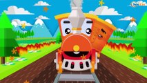 TRAINS CARTOONS Train with his friends adventures | Train cartoon for children