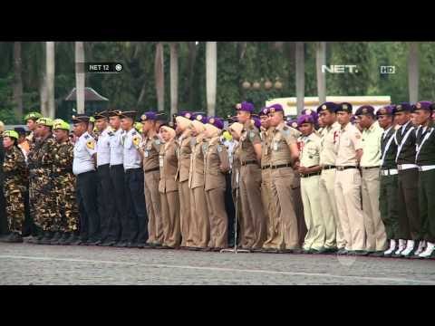Bendera merah putih terbesar di Indonesia dikibarkan di Monas - NET12