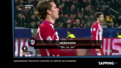 Quand Antoine Griezmann proteste contre la sortie de Kevin Gameiro (vidéo)