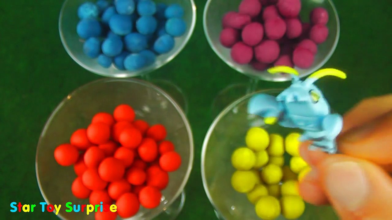 Pokemon GO - Hide and Seek Play Doh Dippin Dots Ice Cream Surprise Pikachu Torchic Treecko