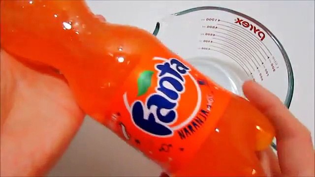 Como hacer una botella de Fanta gominola - Postre de gelatina DIY