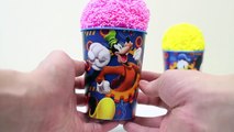 Disney FOAM CLAY Surprise Eggs Ice Cream Cups Mickey Minnie MLP Paw Patrol