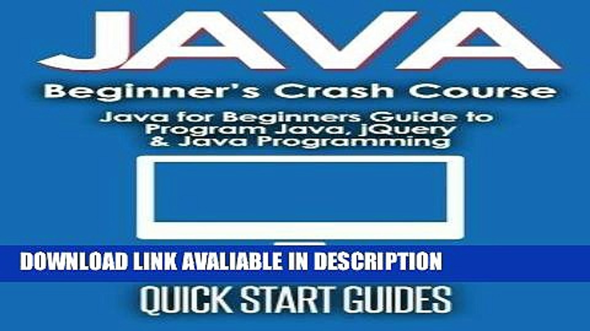 Audiobook Free JAVA for Beginner s Crash Course: Java for Beginners Guide to Program Java,