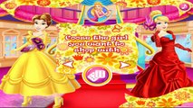 Disney Princesses Belle And Aurora Masquerade - Cartoon Princess Video Game For Girls