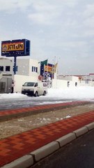 snow fall at dubai- dont miss this scene