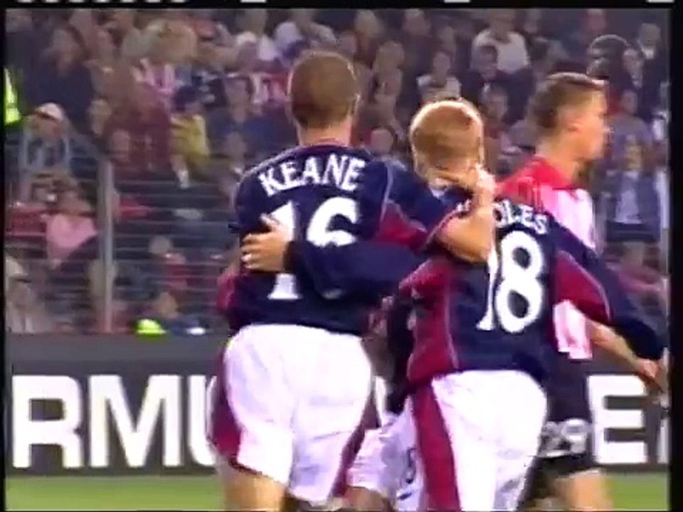 26.09.2000 - 2000-2001 UEFA Champions League Group G Matchday 3 PSV Eindhoven 3-1 Manchester United