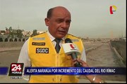 Alerta naranja por incremento de caudal del río Rímac