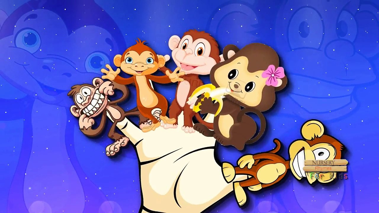 Monkeys Finger Family Song | Abu, George, Rafiki, Boots | Apes Nursery Rhymes for kids