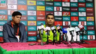 Umar Akmal Press Conference Psl 2017 Match 14