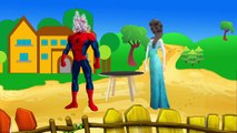 Spiderman Poo Fire with Frozen Elsa & Anna vs Joker Chili Prank - Fun Superheroes Movie In