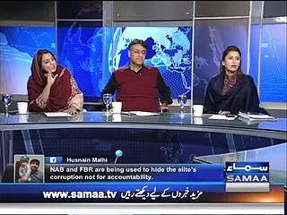 Nab Ka Boss Kaun - Nadeem Malik's Simple Question Bamboozled Maiza Hameed