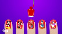 Mickey Mouse Clubhouse Surprise Nails Polish Learn Colors for Kids Children Toddlers Kids