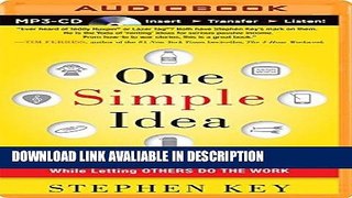 pdf online One Simple Idea: Turn your Dreams into a Licensing Goldmine While Letting Others Do the