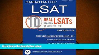 Best Ebook  10 Real LSATs Grouped by Question Type  For Kindle