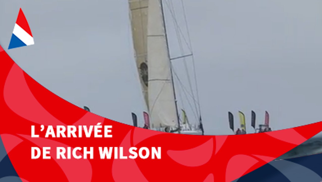 J107 : L'arrivée de Rich Wilson aux Sables d'Olonne / Vendée Globe