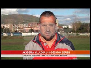 AKADEMIA, VLLAZNIA U-19 DËSHTON SËRISH